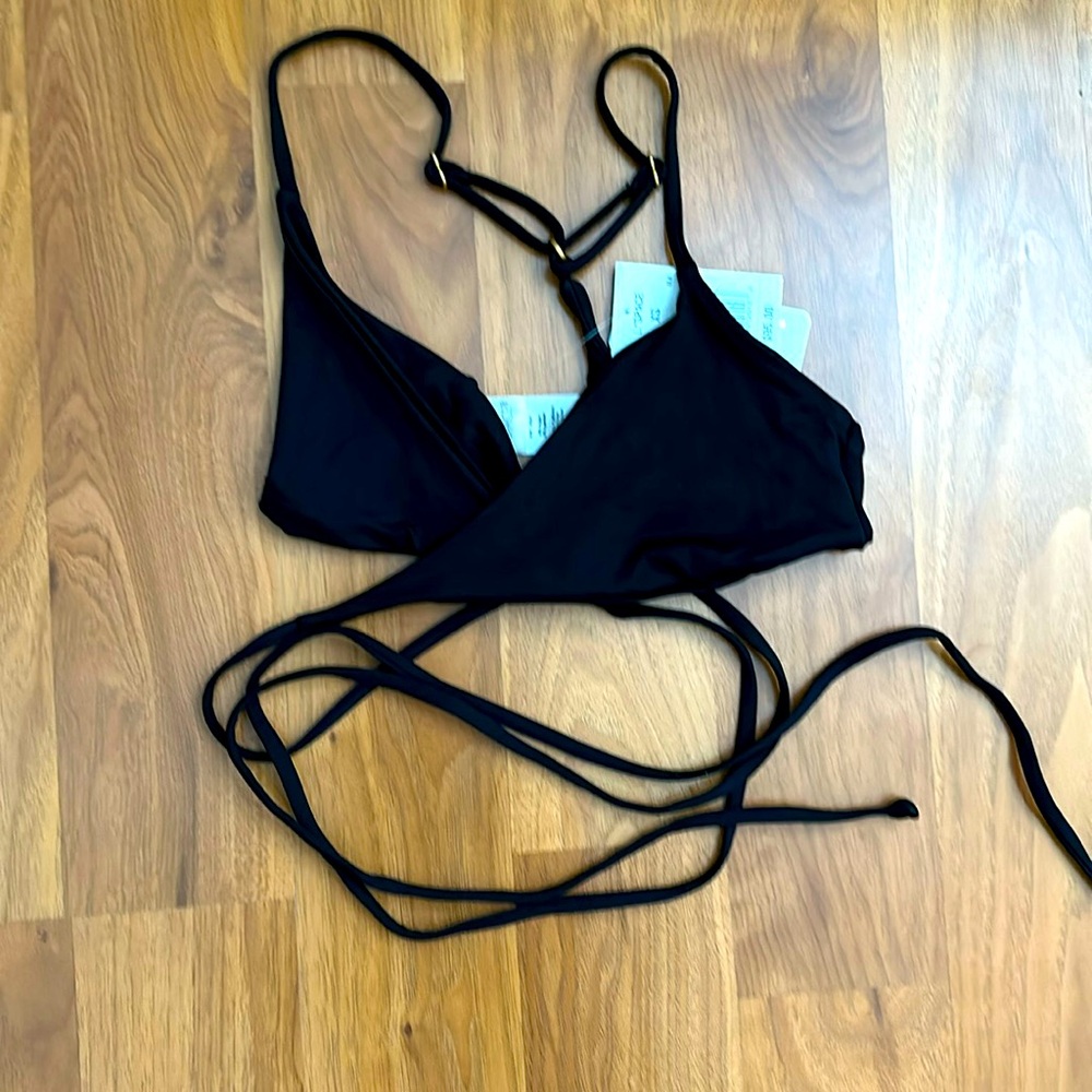 Black L*Space Wrap Top
